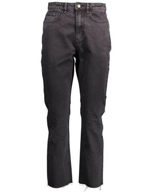 Desigual Black Cotton Jeans - Gray