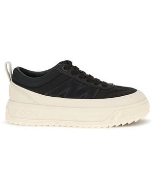 Moncler Black Polyamide Athletic Sneakers