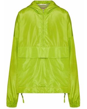 Valentino Oversized Anorak Neon Jacket - Green