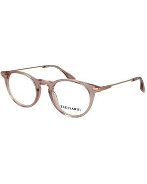 Trussardi Pink Acetate Glasses (frames) - Metallic