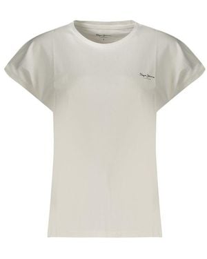 Pepe Jeans White Cotton 's T - Multicolour