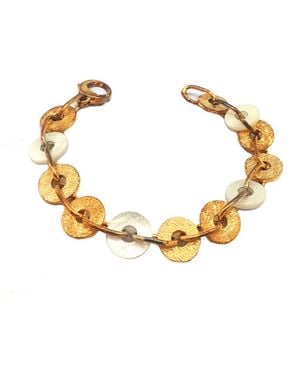 Gc Rose Gold Stainless Steel Bracelet - Metallic