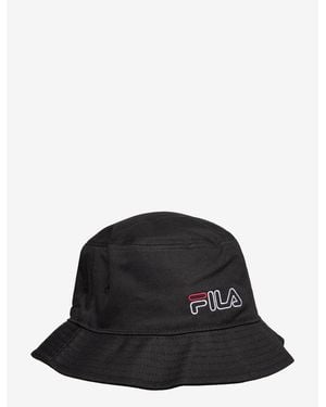 Fila Black Cotton Bucket Hat