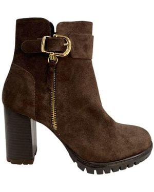 Borbonese Brown Leather Boot