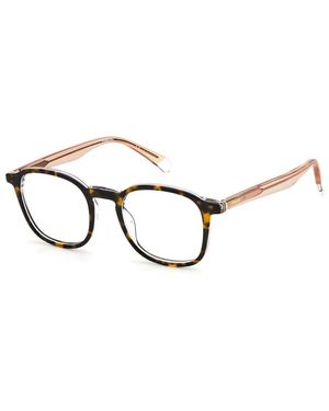 Polaroid Brown Acetate Frames - Metallic
