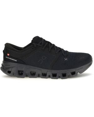 On Shoes Black Fabric Athletic Sneakers