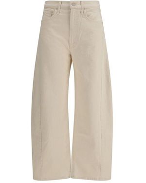 Mother Mother Cotton Jeans - Natural