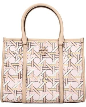 Tory Burch Pink Fabric Handbag