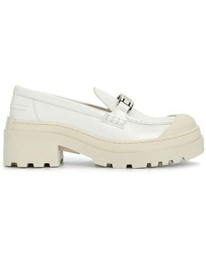 Dior Leather Loafers - White