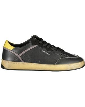 Gas Black Polyurethane Men's Trainer