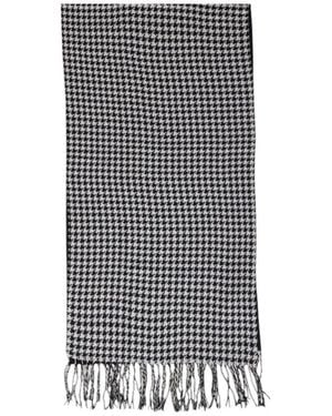 Antony Morato White Marabou Scarf - Gray