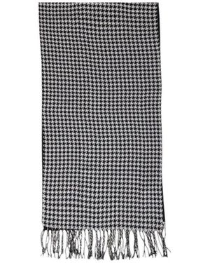 Antony Morato White Marabou Scarf - Grey