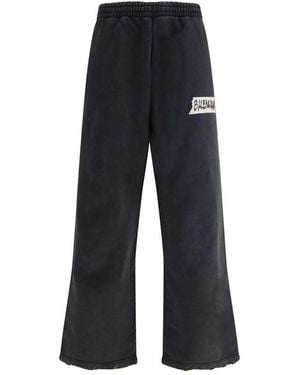 Balenciaga Masking Tape Baggy Trousers - Black