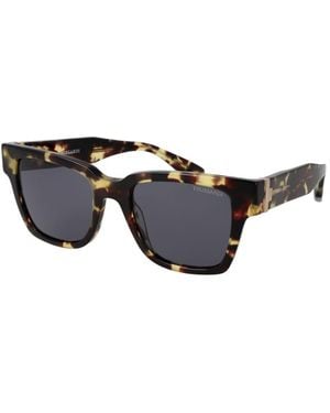 Trussardi Acetate Sunglasses - Black