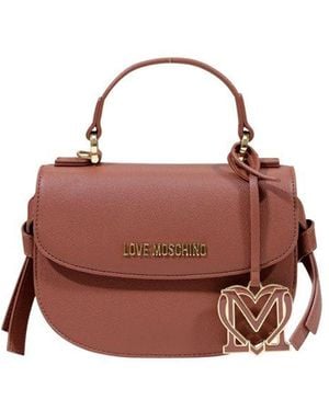 Love Moschino Brown Polyethylene Handbag