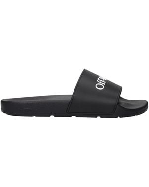 Off-White c/o Virgil Abloh Industrial Belt Slider Sandals - Black