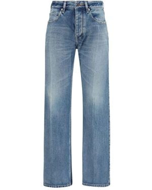 Balenciaga Blue Cotton Straight