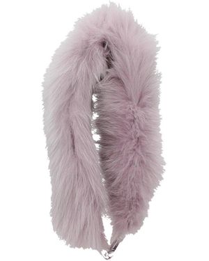 Miu Miu Purple Fur Shoulder Bag