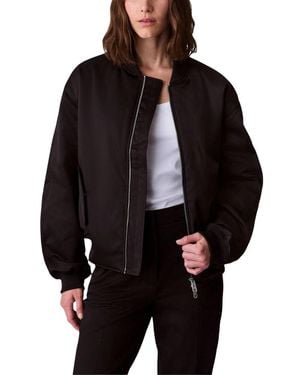 Calvin Klein Black Recycled Polyester Bomber