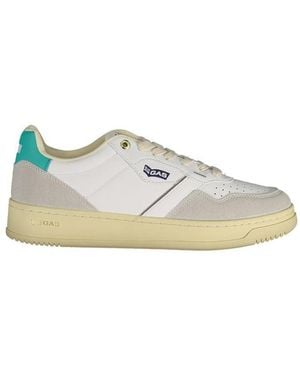 Gas Artificial Leather Trainer - White