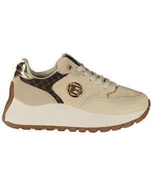 Laura Biagiotti Beige Polyurethane S Sneaker - Natural