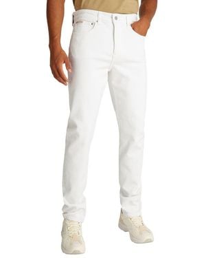 Calvin Klein White Cotton Skinny Jeans
