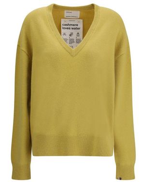 Extreme Cashmere Bicolor Cashmere Sweatshirt - Green