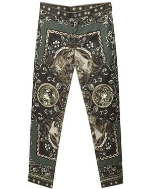 Dolce & Gabbana Cotton Casual Trousers - Grey