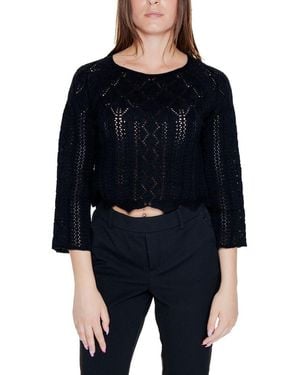 Vero Moda Black Cotton Tops & T
