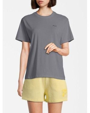 Fila Blue Cotton T - Grey