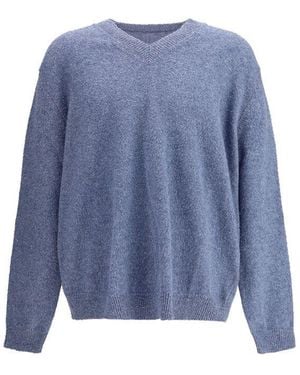 Margiela Long Coat Jumper - Blue