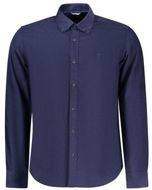 North Sails Blue Cotton Men Shirt