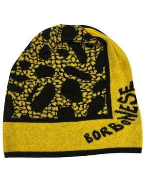 Borbonese Yellow Wool Hat