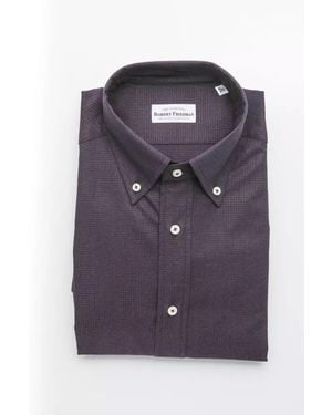 Robert Friedman Cotton Shirt - Purple