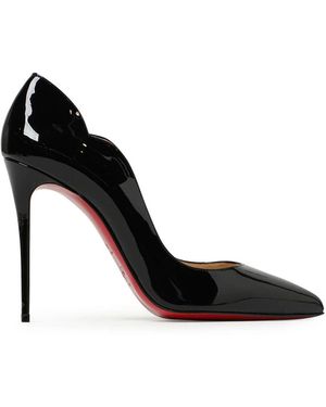 Christian Louboutin Hot Chick 100 Psychic Patent-leather Courts - Black