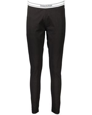 Tommy Hilfiger Black Cotton Pant