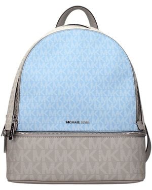 Michael Kors Rhea Fabric Backpacks And Crossbody Bags/Soft Sky - Blue