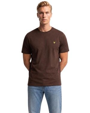 Lyle & Scott Brown Cotton T