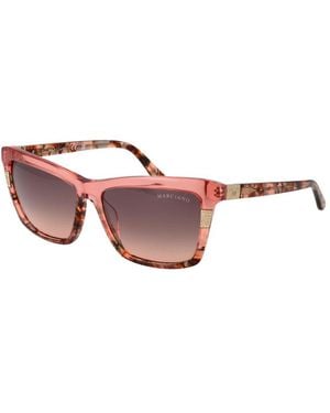 MARCIANO BY GUESS Pink Acetate Sunglasses