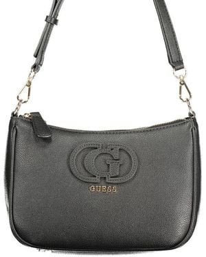 Guess Black Polyurethane Handbag