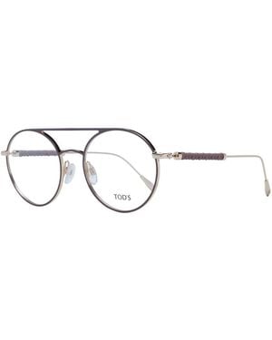 Tod's Brown Metal Glasses (frames) - Metallic