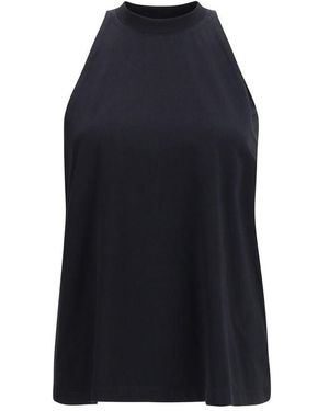 DARKPARK Black Cotton Sleeveles T - Blue
