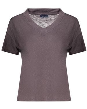 North Sails Grey Linen T - Purple