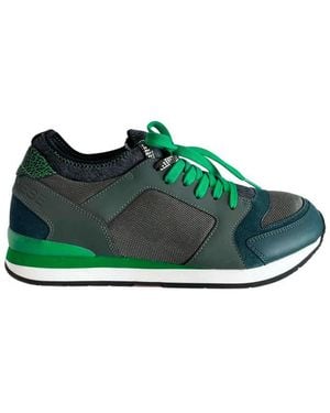Borbonese Green Rubber Men Sneaker