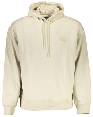 Calvin Klein Beige Cotton Mens Sweatshirt - Natural