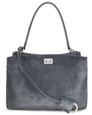 Balenciaga Grey Calf Leather Bos Taurus Handbag