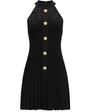 Balmain Black Viscose Casual Dress