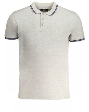 Roberto Cavalli Cotton Polo Shirt - Grey