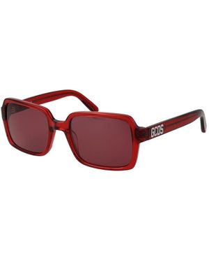 Gcds Plastic Sunglasses - Red