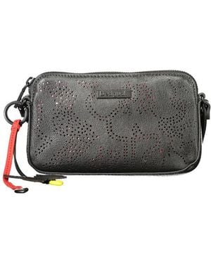 Desigual Nero Poliuretano Woman Bag - Gray